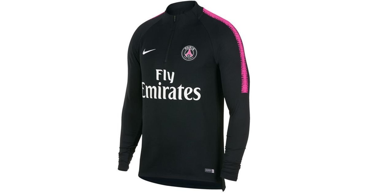 nike psg pink drill top