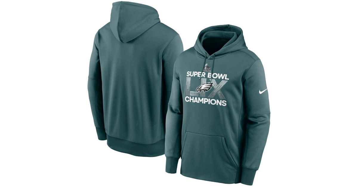 Nike Philadelphia Eagles Super Bowl Lix Champions Fleece Pullover ...