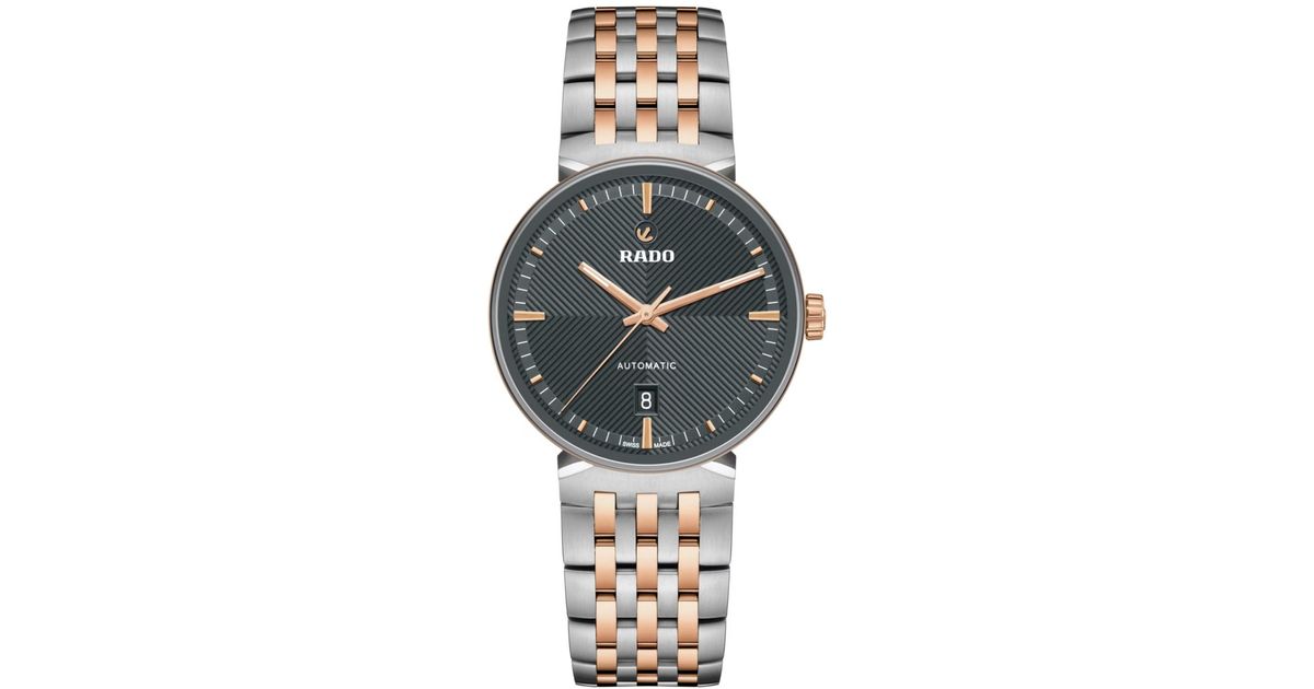 Rado Swiss Automatic Florence Twotone Stainless Steel Bracelet Watch