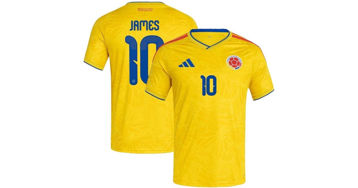Adidas James Rodriguez Colombia National Team 2026 Home Replica Jersey adidas-james-rodriguez-colombia-national-team-2026-home-replica-jersey