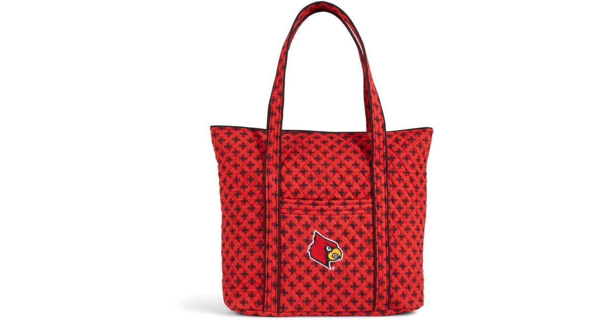 Vera Bradley Louisville Cardinals Tote in Red Lyst