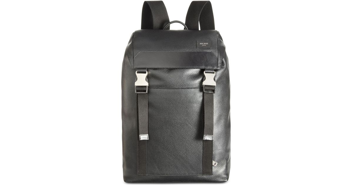 jack spade backpack leather