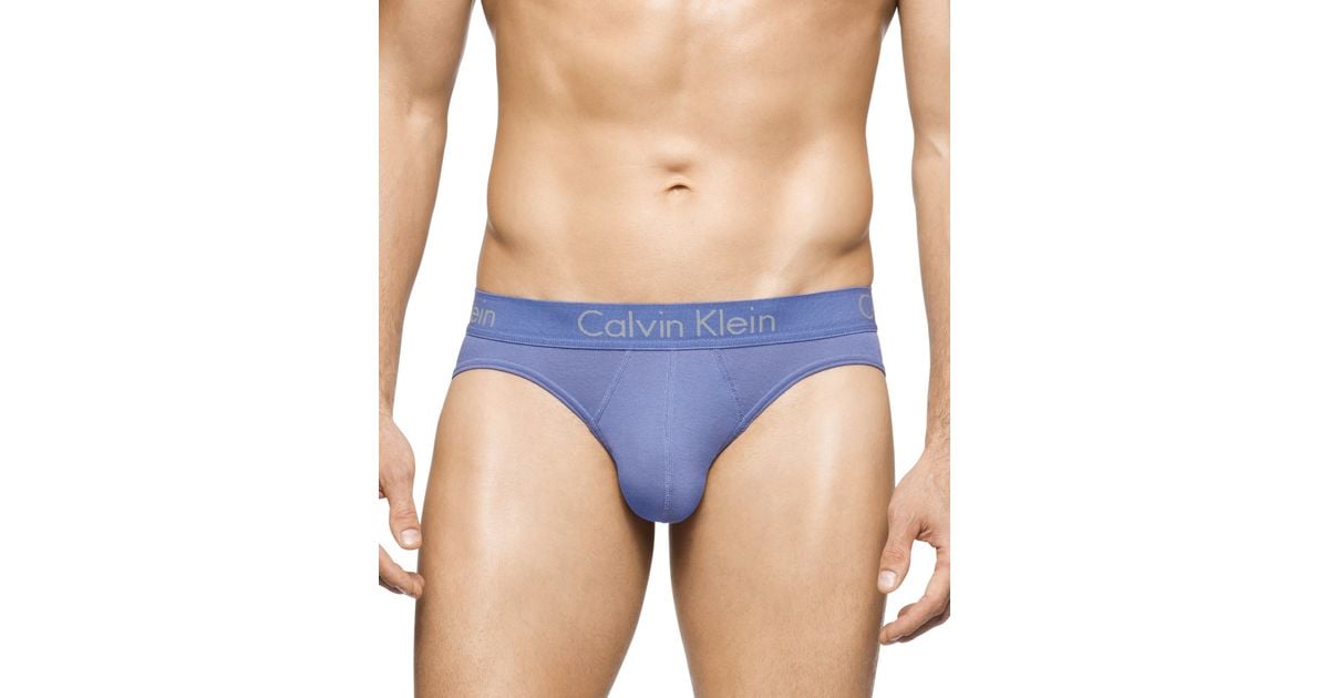 Calvin Klein Men's Underwear, Body Hip Brief 2 Pack U1803 in Blue for Men