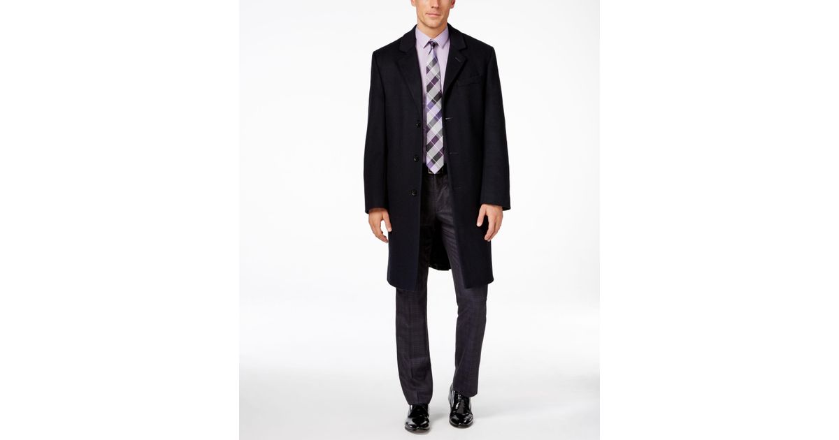 Michael Kors Coat, Slim-fit Madison Cashmere-blend ...