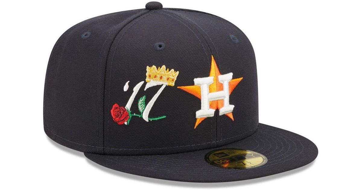 KTZ Synthetic Navy Houston Astros 2017 World Series Champions Crown