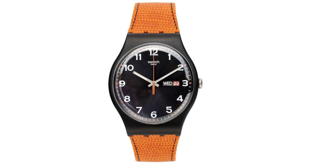 swatch orange strap