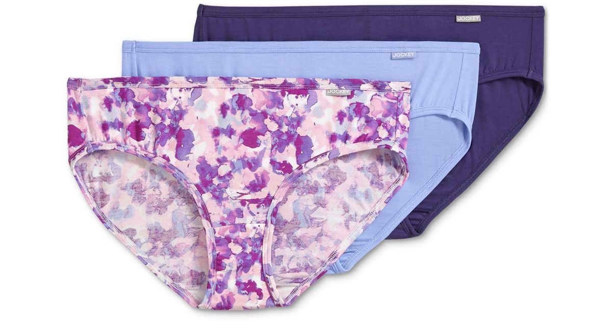 Jockey Elance Supersoft Bikini Underwear 2070 in Purple Lyst