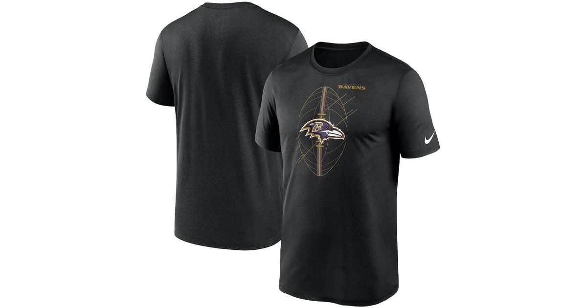 Nike Black Baltimore Ravens Legend Icon Performance T-shirt for Men | Lyst