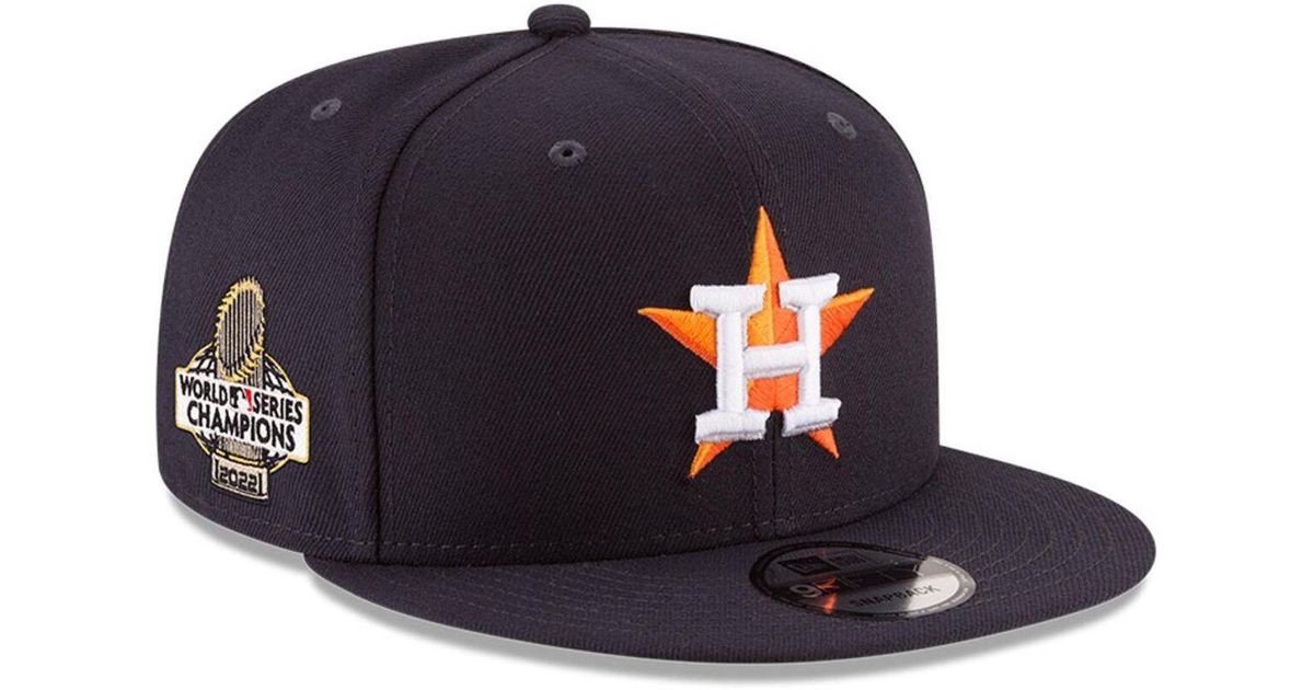 KTZ Navy Houston Astros 2022 World Series Champions Side Patch 9fifty