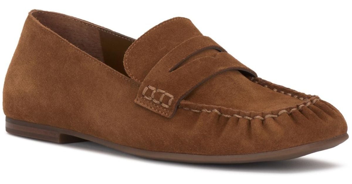 Vince Camuto Paelyn Slip-on Loafers in Brown | Lyst