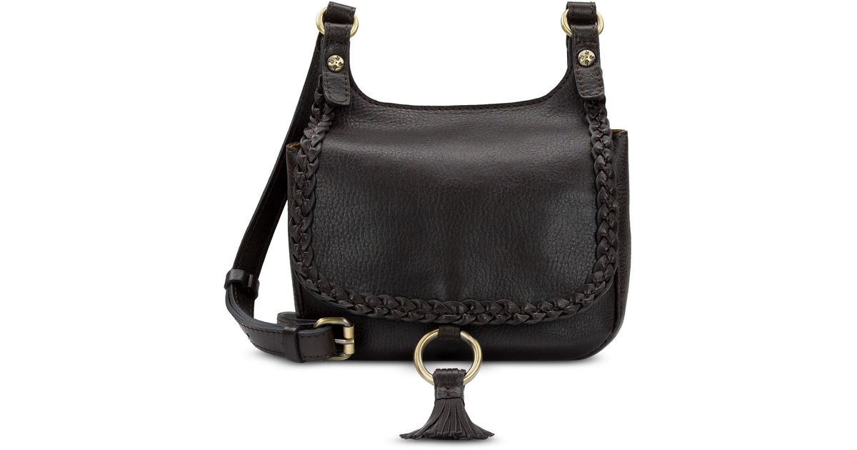 Patricia Nash Women's London Smooth Leather Saddle Bag Brown Size Regular