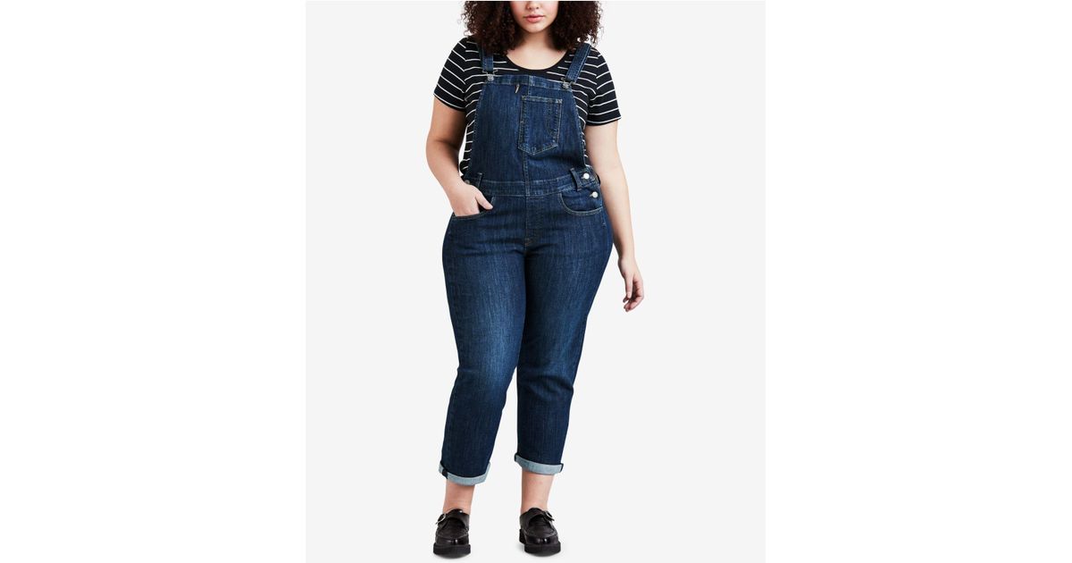 levis plus size overalls