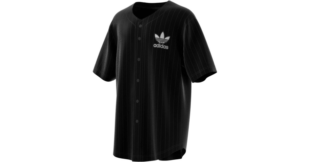black adidas baseball jersey
