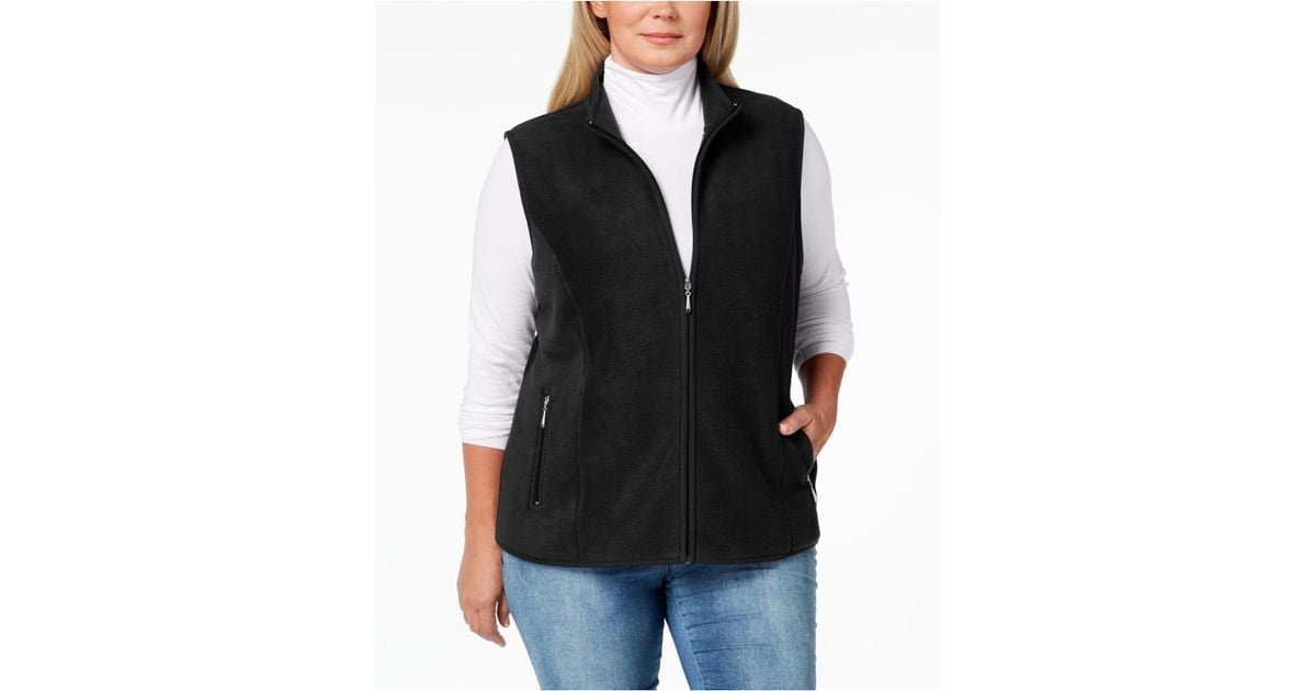 macy's karen scott fleece vest