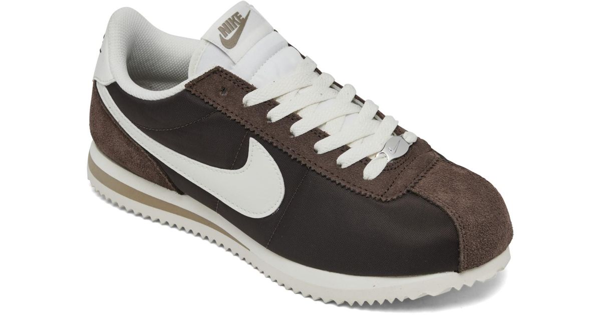 Nike Classic Cortez Textile Casual Sneakers From Finish Line | Lyst