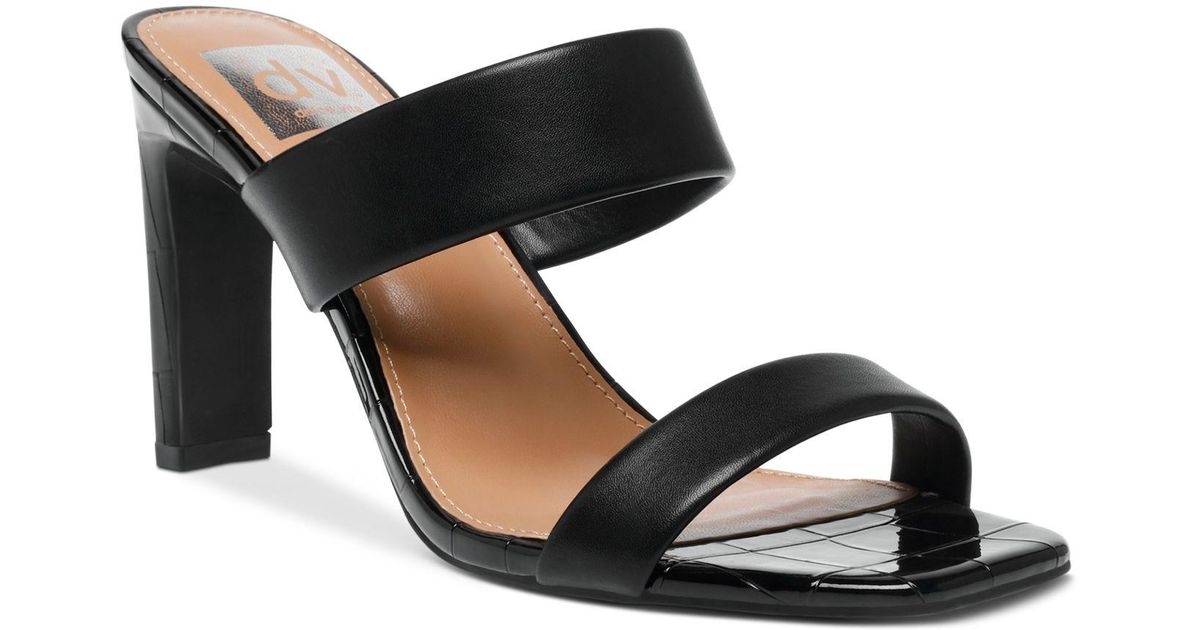 DV by Dolce Vita Selsta Strappy Sandals in Black - Lyst