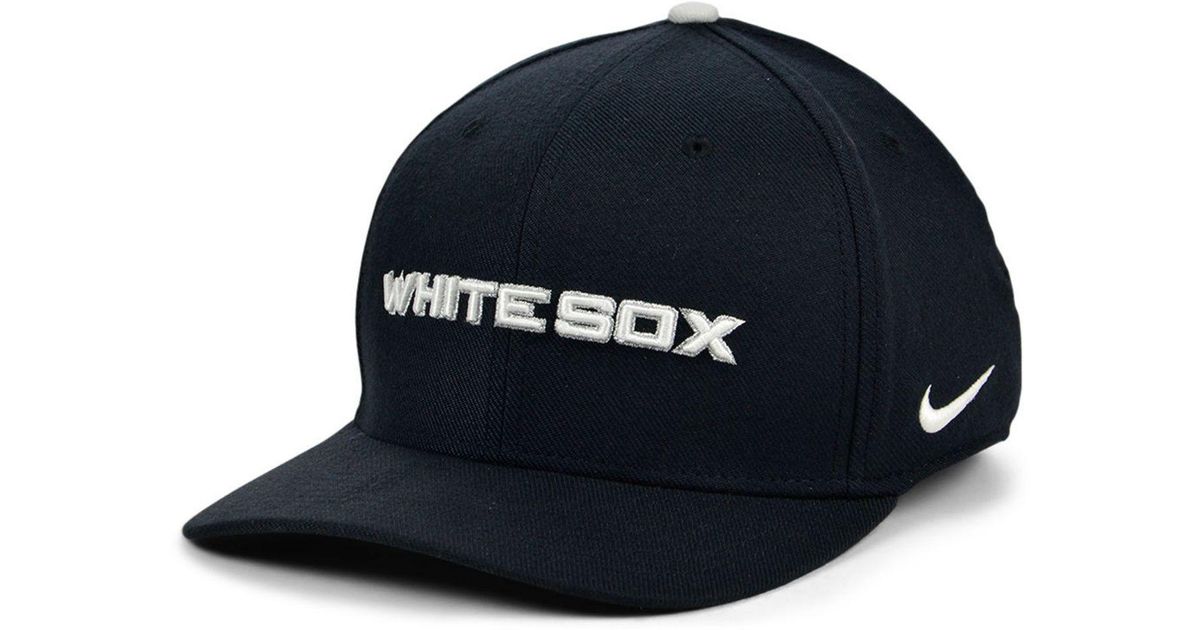 nike white sox hat