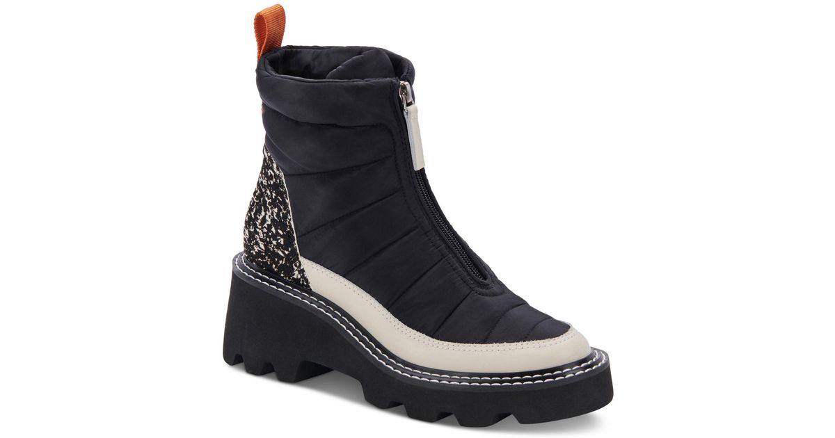 dolce vita wedge booties