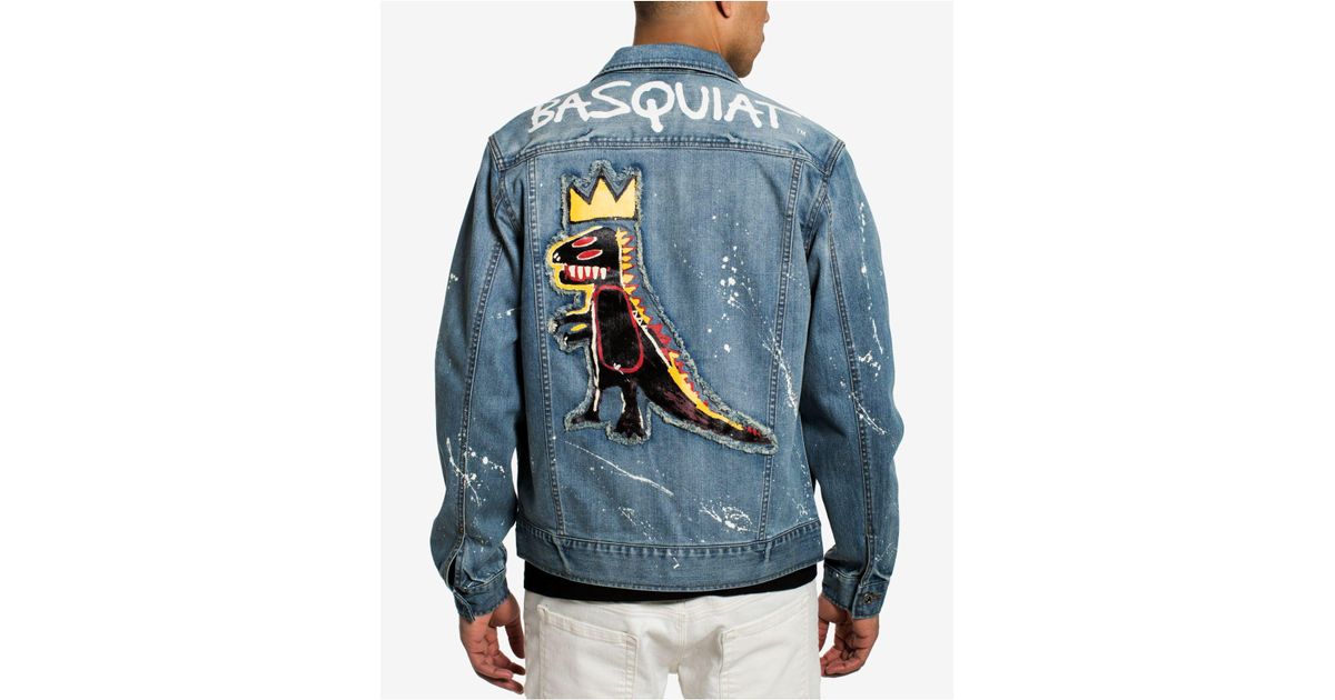 Sean John Basquiat Pez Denim Jacket, Created For Macy's in Blue for Men |  Lyst