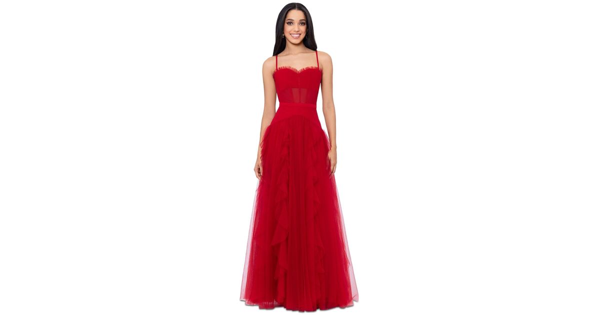 Betsy and adam red ball gown deals