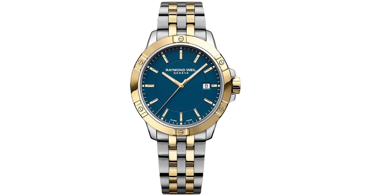 Men's Swiss Aquaracer Stainless Steel Bracelet Watch 41mm