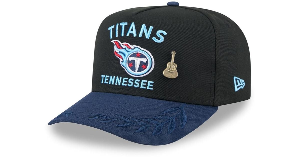 KTZ Black/navy Tennessee Titans 2025 Nfl Draft On Stage A-frame 59fifty