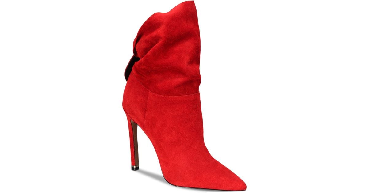 riley 110 suede slouch bootie
