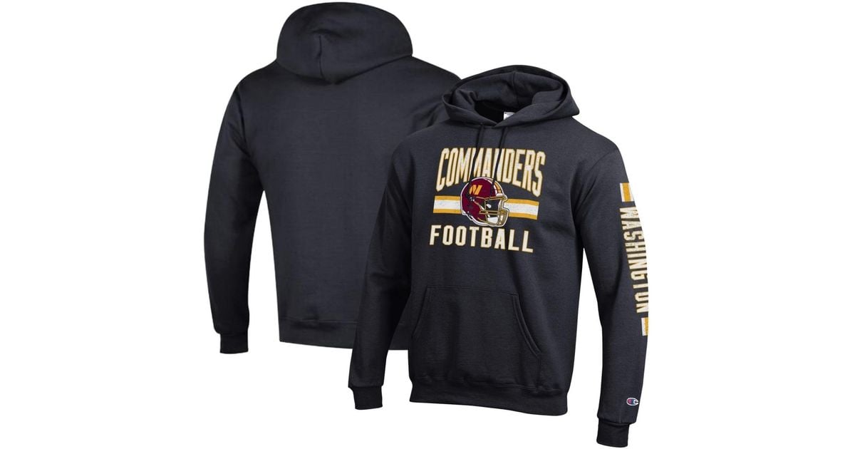 Champion Washington Commanders Powerblend Hoodie in Blue for Men | Lyst
