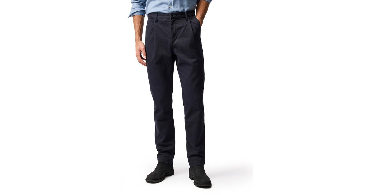 Rakarm Rodd Rodd & Gunn Fielding Relxed Fit Taper Pants in Blue for Men | Lyst