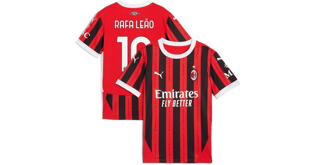 Maillot Blanc AC Milan signé par Rafael Leao - Certifié par Beckett - 1/1 Collectors