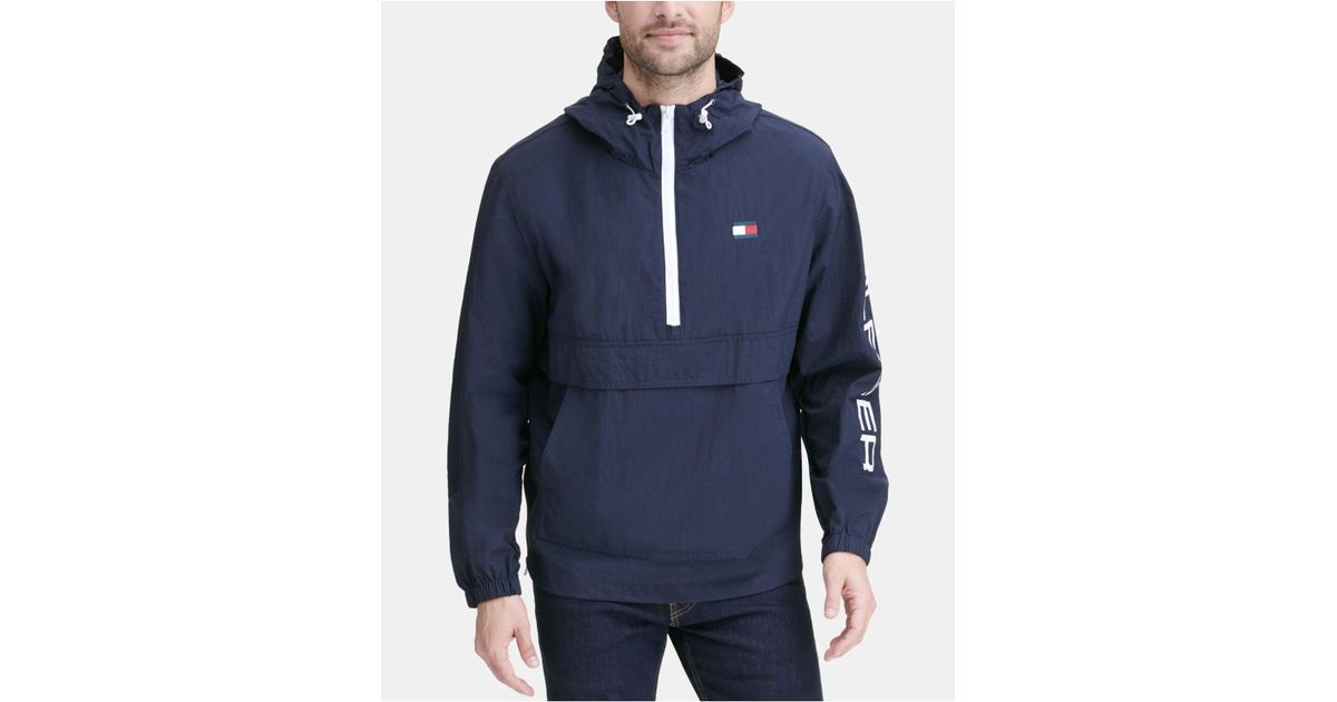 tommy hilfiger jacket half zip