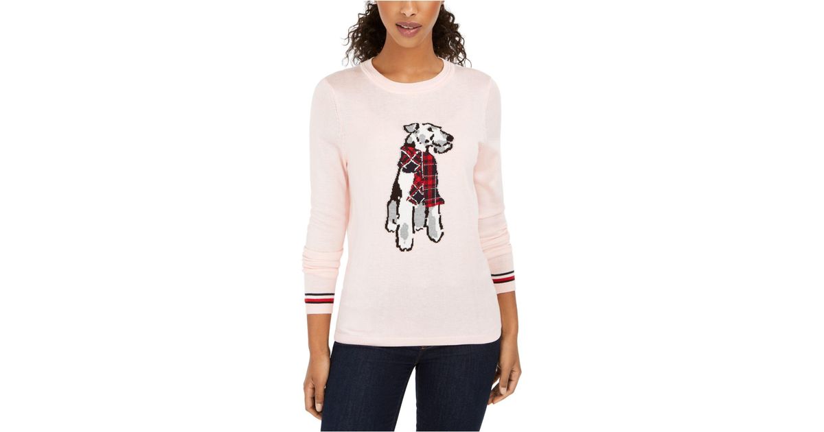 tommy hilfiger holiday terrier sweater