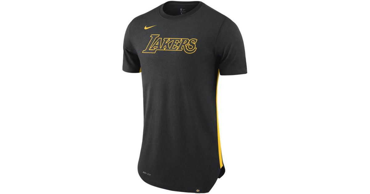 black yellow lakers jersey
