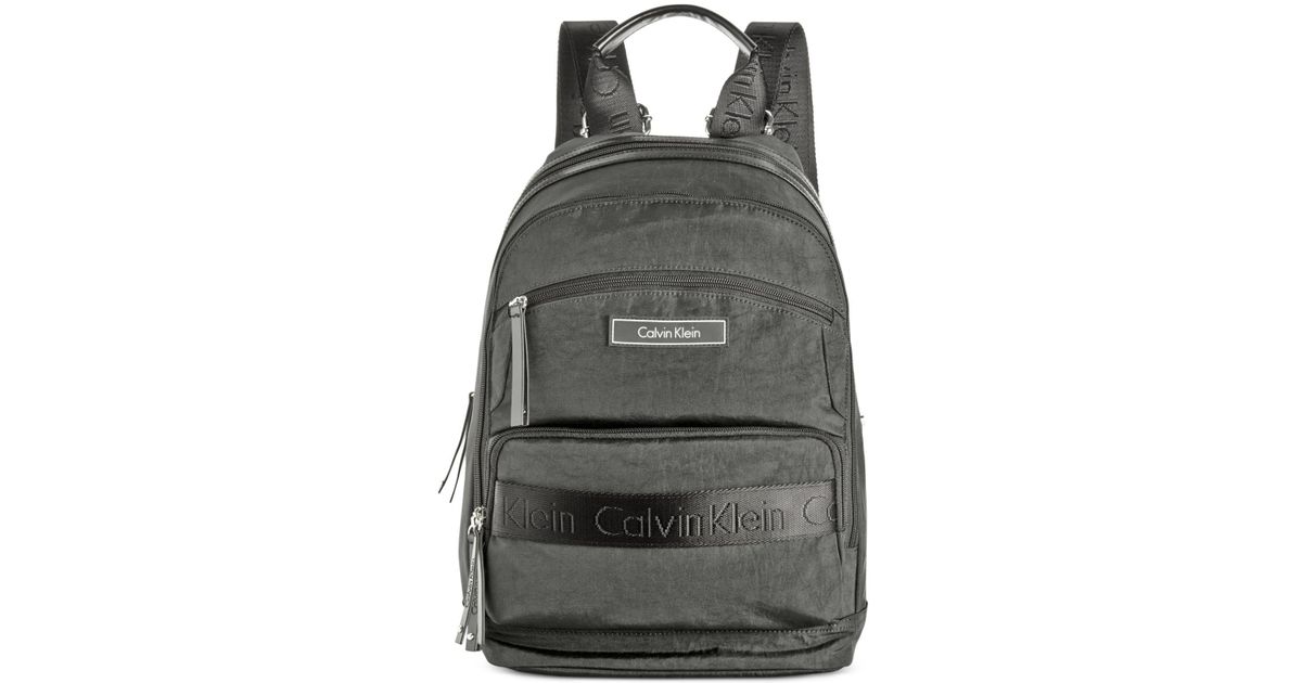 calvin klein dressy nylon backpack