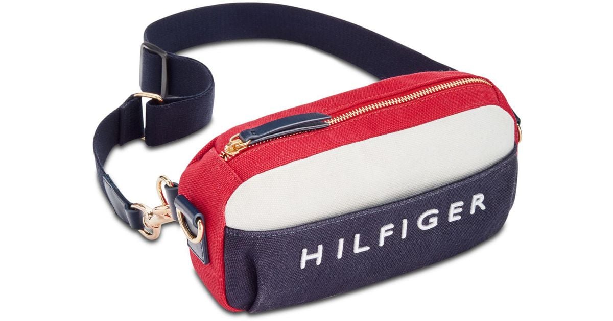 red tommy hilfiger fanny pack