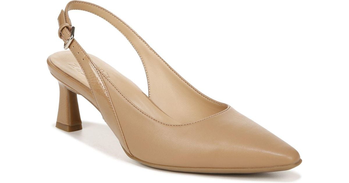 Naturalizer Tansy Slingback Pumps in Natural | Lyst
