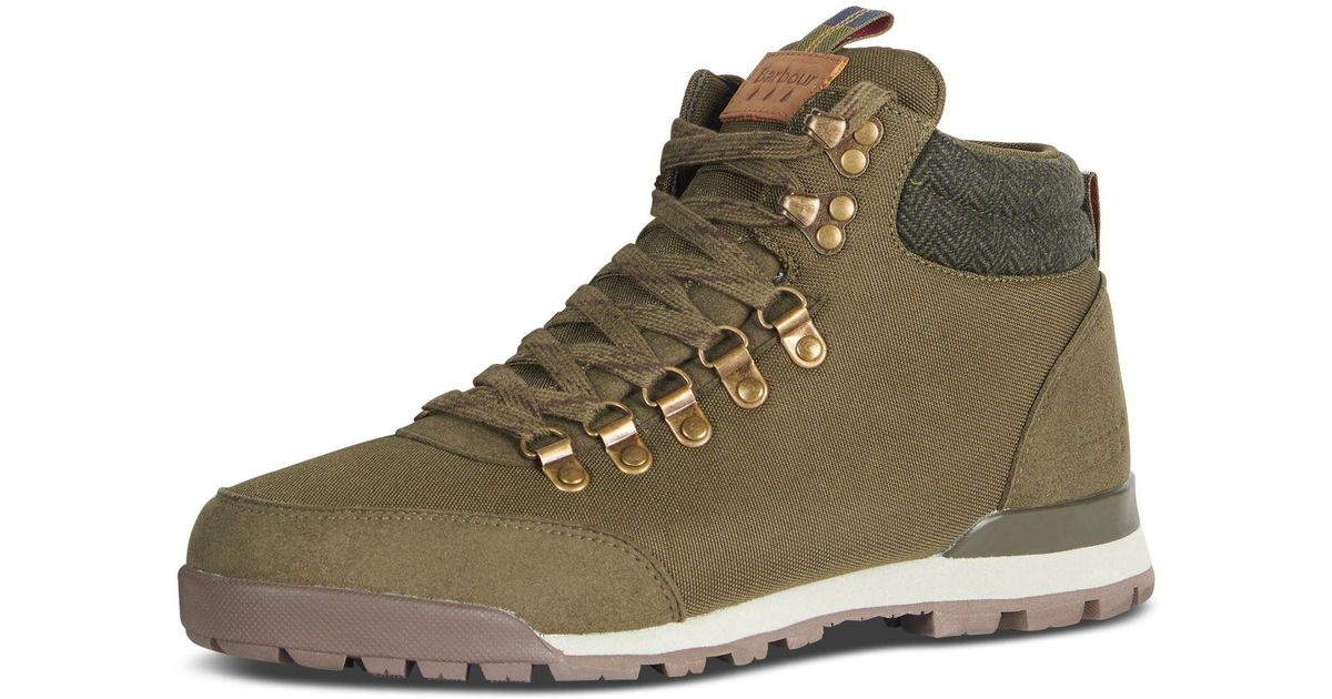 Barbour Synthetic Heddon Waterproof Hiking Boots in Olive (Green) for ...