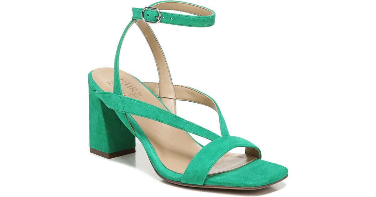 Naturalizer Tania Ankle Strap Sandals in Green | Lyst