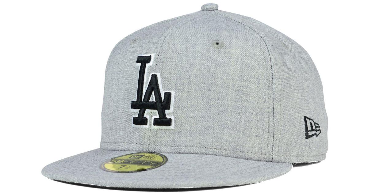 Los Angeles Dodgers heather army New Era 39Thirty Cap 