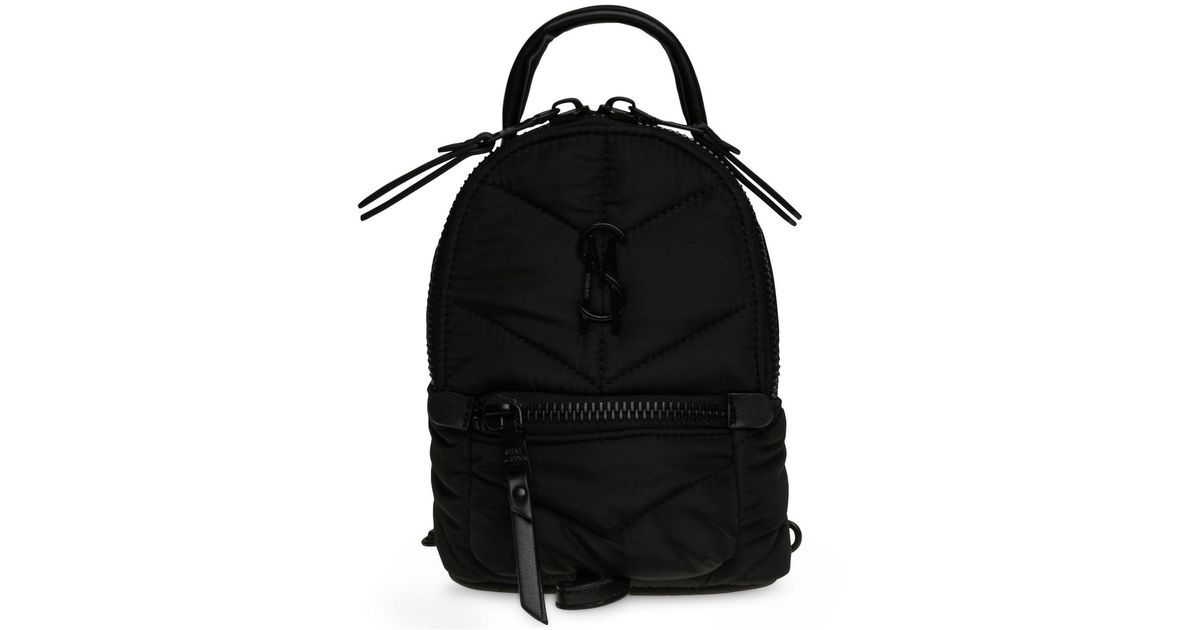 Steve Madden Bjaydon Nylon Quilted Mini Backpack in Black Lyst