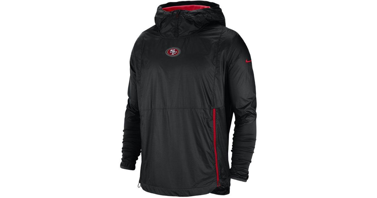 Nike Synthetic San Francisco 49ers Lightweight Alpha Fly Rush Jacket in  Black for Men - Lyst