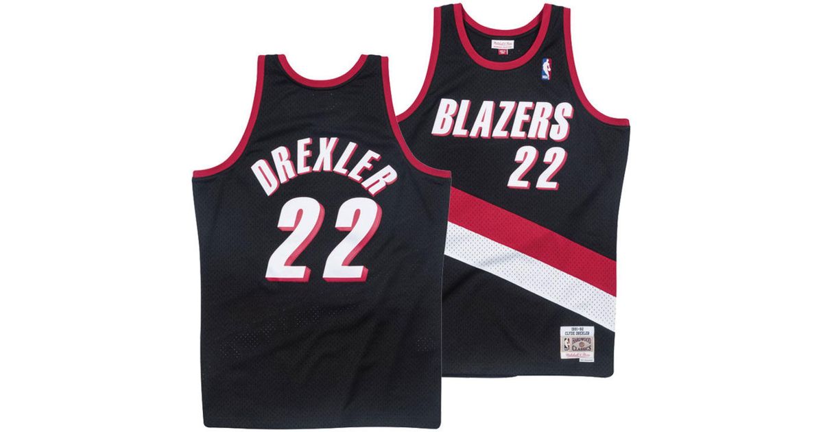 clyde drexler blazers jersey