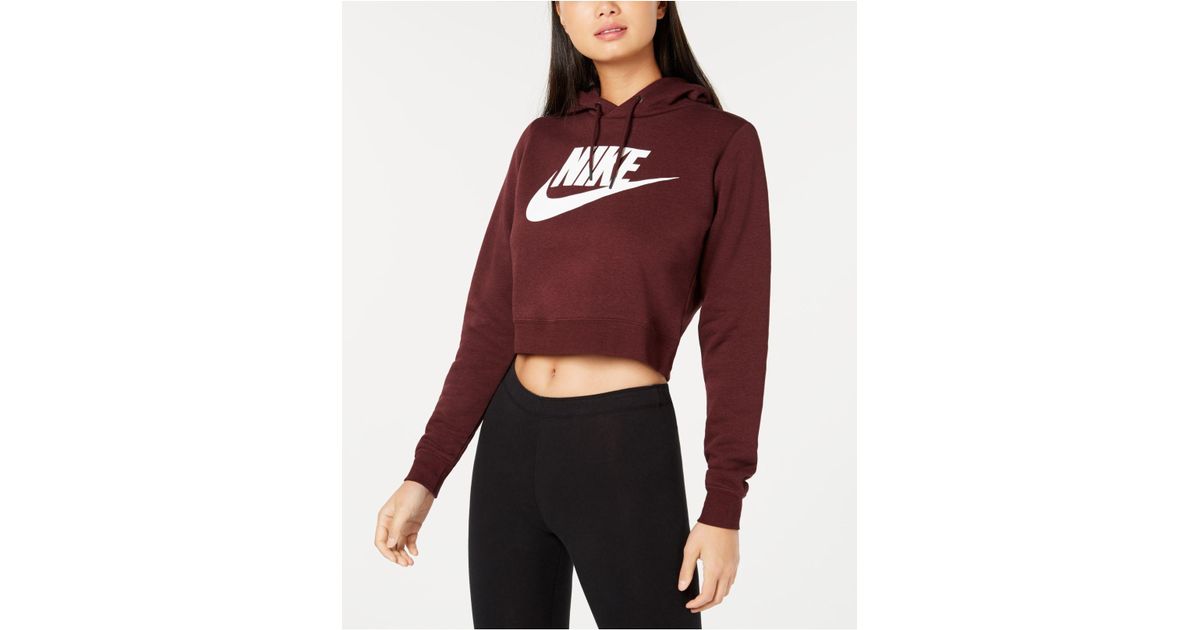 sportswear rally logo fleece sweatshirt