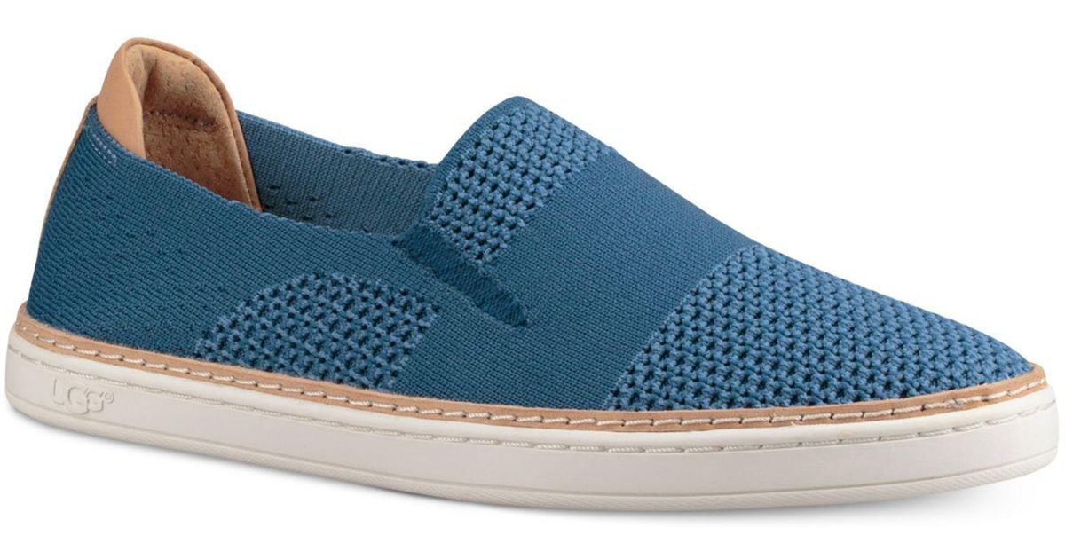 UGG Leather Sammy Slip-on Sneakers in 