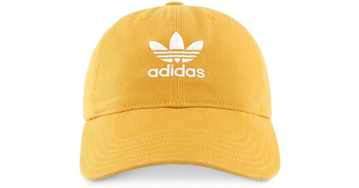 adidas hat yellow