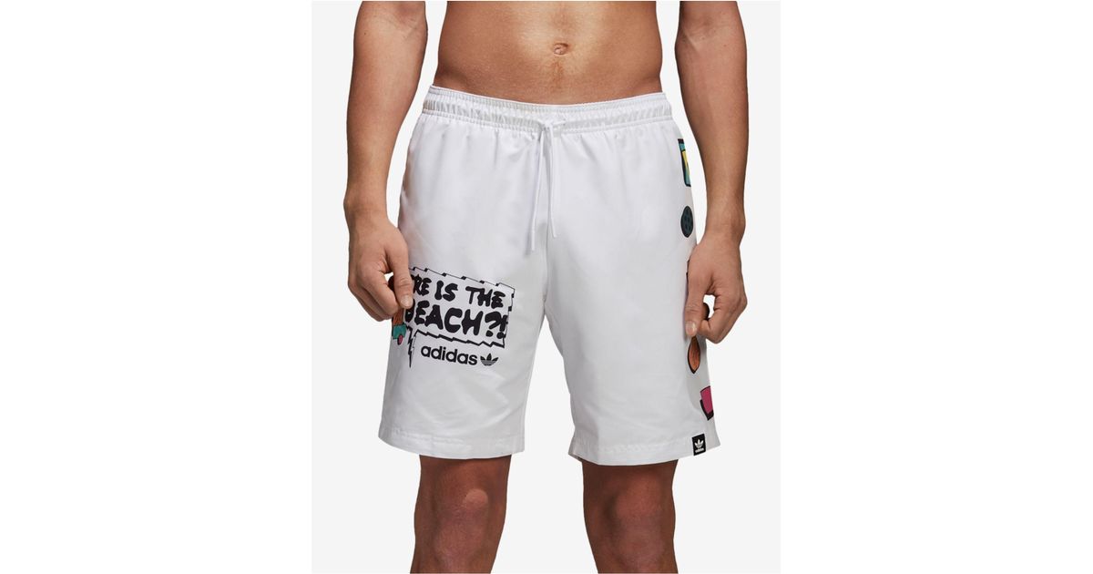 adidas swim shorts retro