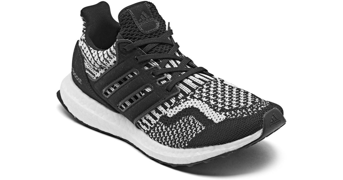 adidas Rubber Ultraboost 5.0 Dna Primeblue Running Sneakers From Finish Line in Black, White 