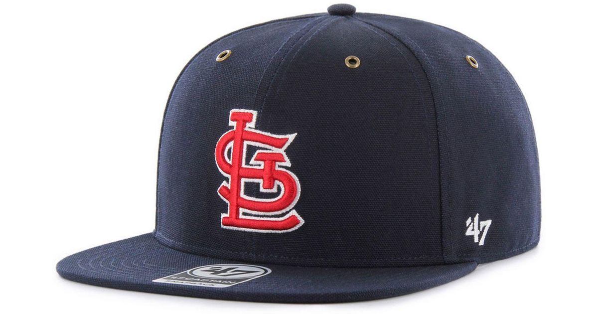 47 Brand St. Louis Cardinals Carhartt Captain Cap in Blue for Men | Lyst
