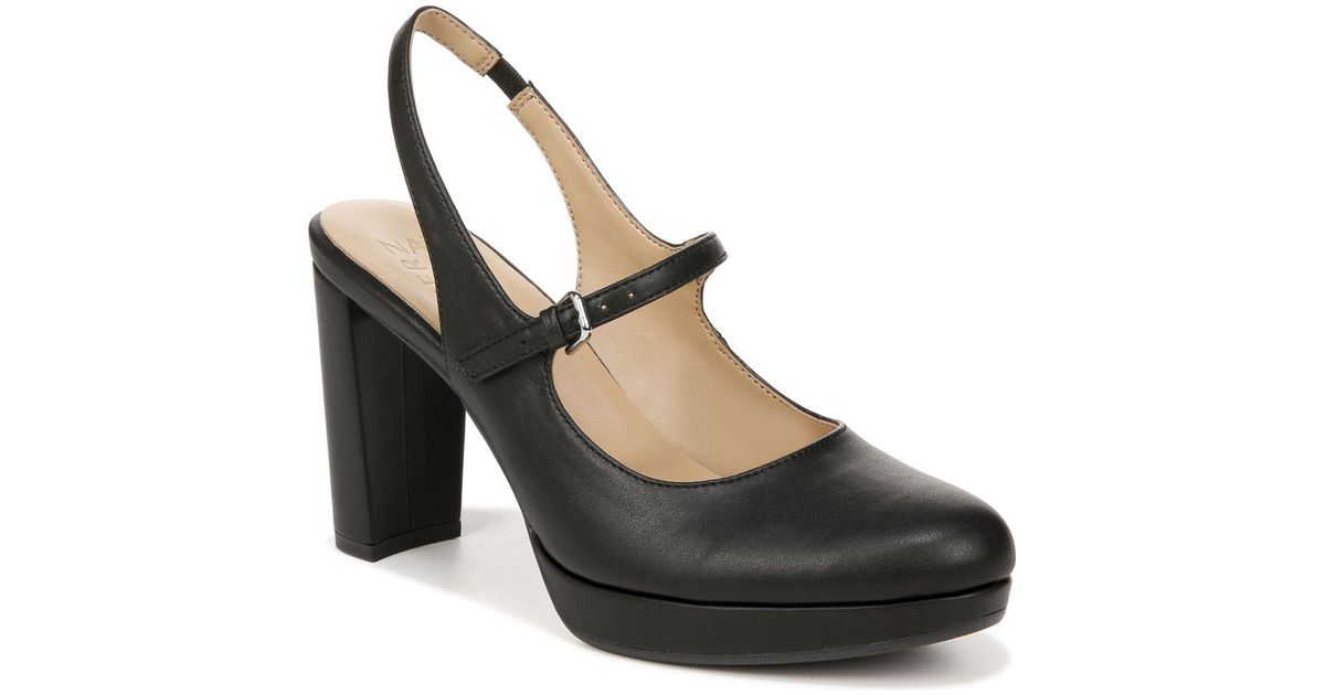 Naturalizer Berlin-sling Mary Jane Pumps in Black | Lyst