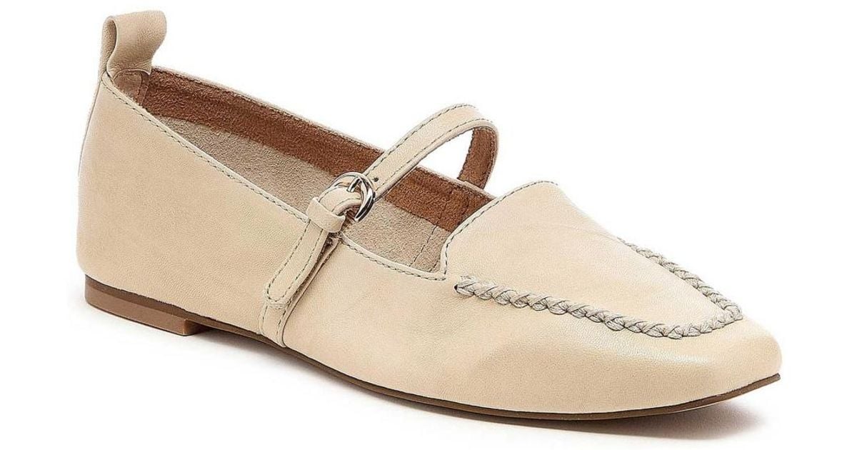 Square Dagger Kelsi Dagger Brooklyn Ferry Square-toe Leather Mary Jane Flats in White ...